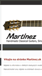 Mobile Screenshot of martinez.sk