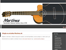 Tablet Screenshot of martinez.sk